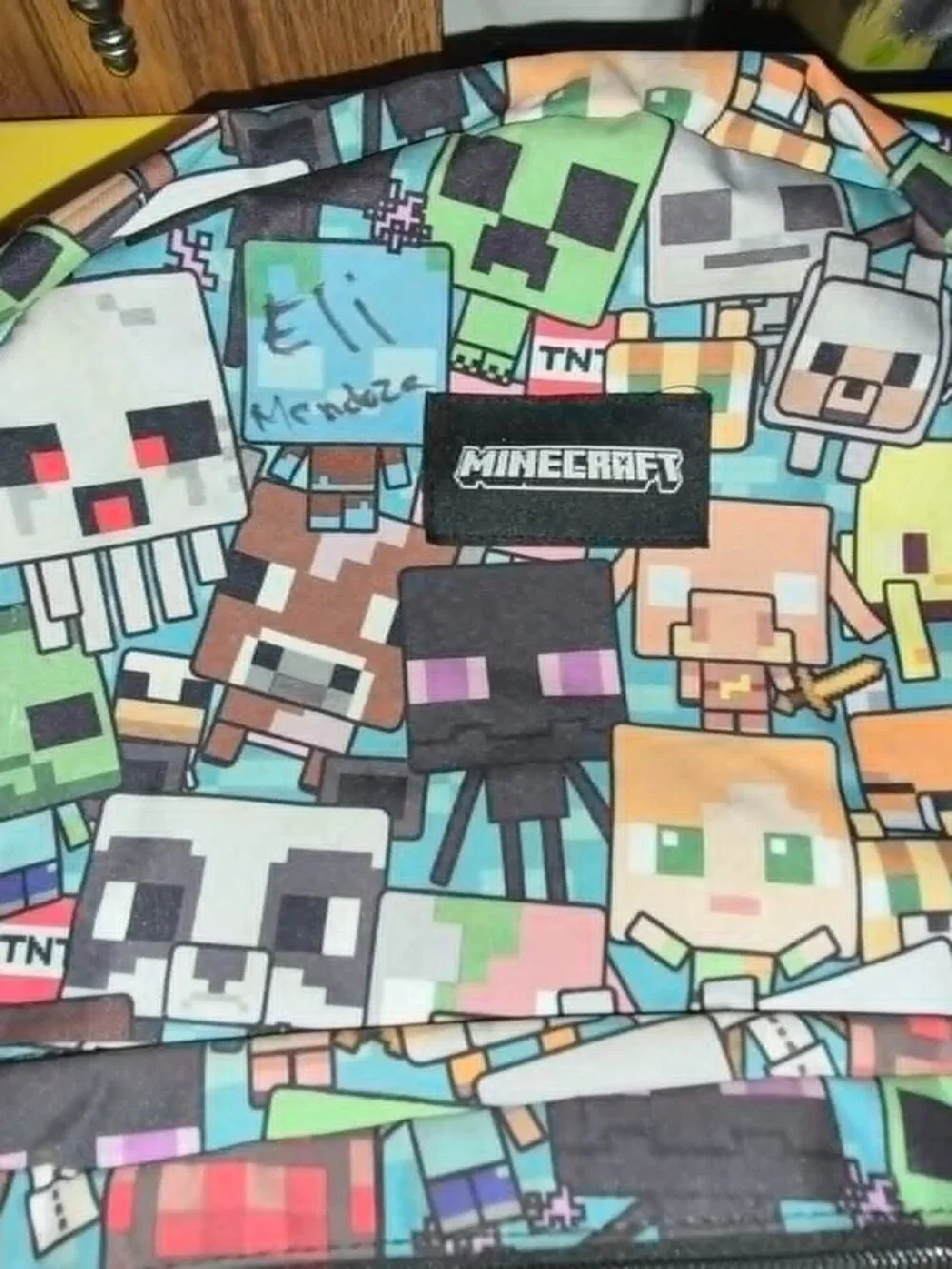 Minecraft Character Chibi Video Game Backpack